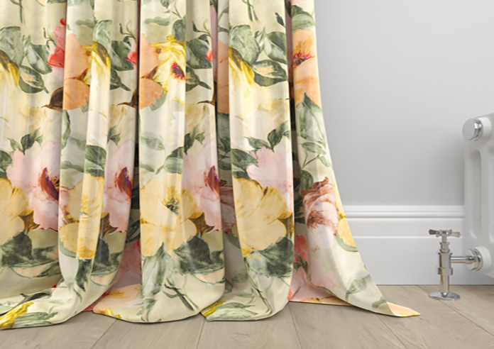 Amelia Faux Silk, Honeydew - Made to Measure Curtain - Image 6